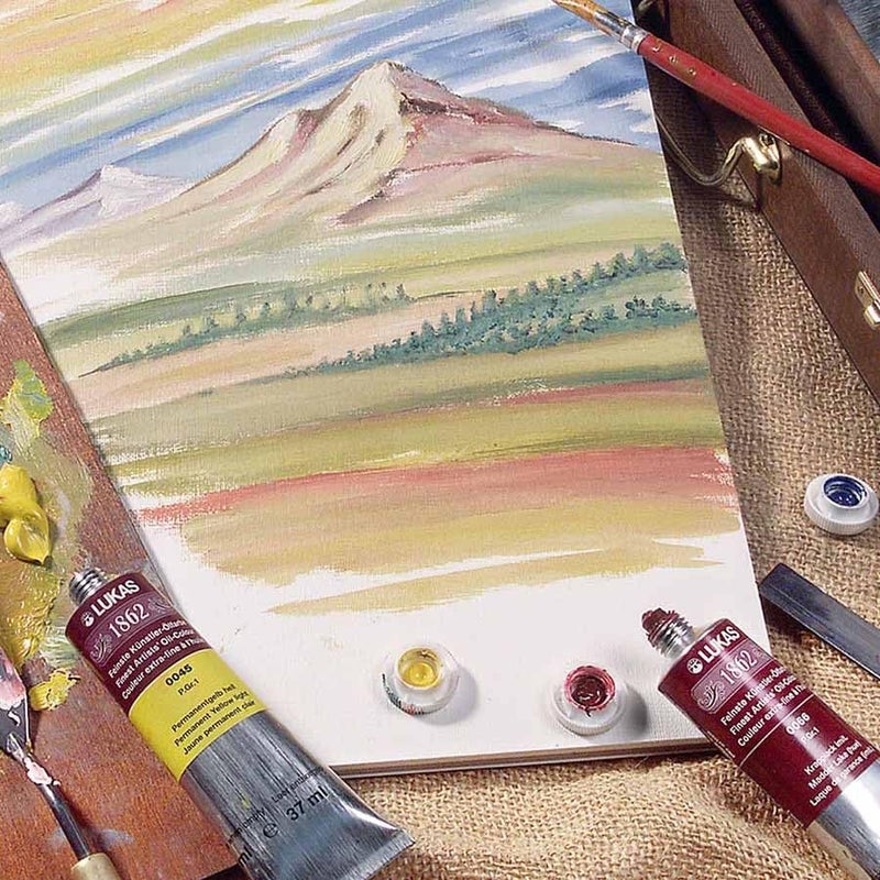 Lukas 1862 Professional German Oil Paint, Titanium White 37 mL - w/Beeswax & Non-Yellowing Sunflower Oil, Short Drying Time, Smooth, Outstanding Lightfastness - Image 5